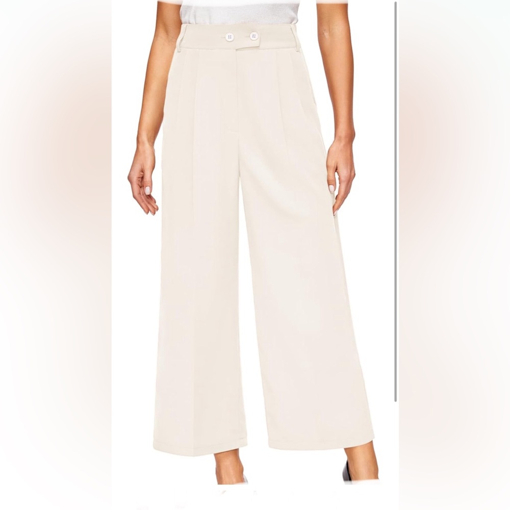NWT🏷️Women' s👩🏼Business HighWaisted PalazzoTrousers wPocketsDressPant👖Sz XXL